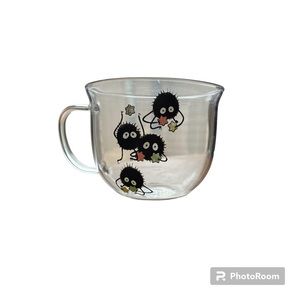 Studio Ghibli Spirited Away Soot Sprite Glass Mug